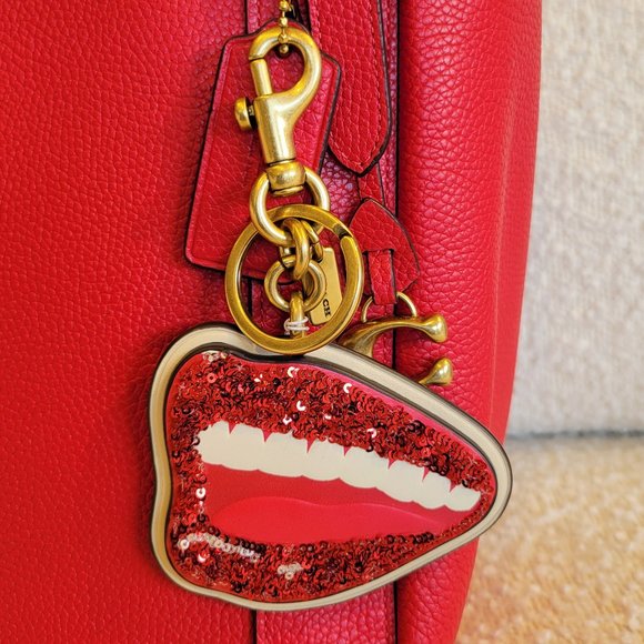 Coach X Tom Wesselman Lips Bag Charm - Picture 2 of 10